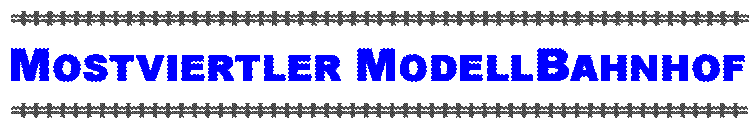 Logo Mostviertler ModellBahnhof