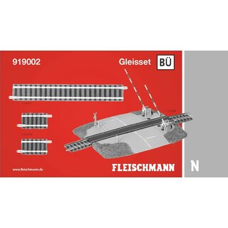 Fleischmann 919002 - Spur N Digi Gleisset BÜ