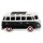 Wiking 31703 - 1:87 VW T1 Sambabus schwarz/weiß