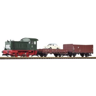 Piko 37121 - Spur G Startset V 20 + 2 Güterwagen DR mit Sound   *VKL2*