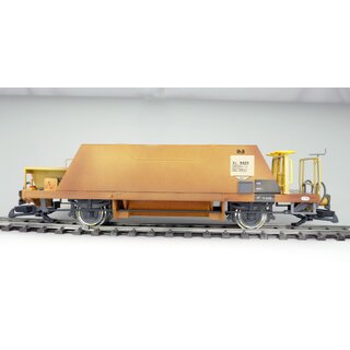 ESU 36054 - Spur G Güterwaggon, Pullman IIm, 2-achsiger Schotterwagen RhB Xc 9423, ockergelb, Epoche VI