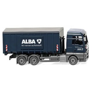 Wiking 67204 - 1:87 Meiller/MAN TGX Euro 6 Abrollcontainer "Alba"
