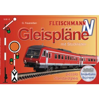 Fleischmann 81399 - Buch "Fleischmann piccolo-Glei Gleispläne Spur N"   *2023*