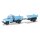 Herpa 745758 - 1:87 ZIL 130 Muldenkipper-Hängerzug, blau
