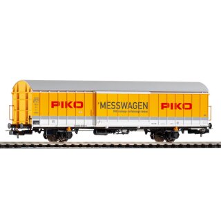 Piko 55050 - Spur H0 Piko Messwagen zweiachsig gelb/weiß "Piko Messwagen"   *VKL2*