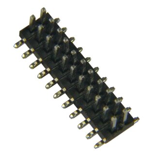 Zimo PLUX22 - 22-pol SMD Stiftleiste (wie er auch auf PluX-Decodern als Stecker montiert ist)   *VKL2*