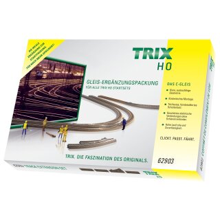 Trix 62903 - Spur H0 C-Gleis-Ergänzungspackung C3 (T62903)