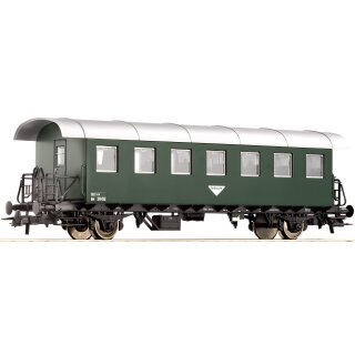 ROCO 64484 - Spur H0 ÖBB Spantenwagen zweiachsig grün siebenfenstrig Ganzfenster Nichtraucher Ep.IV