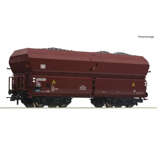 ROCO 56332 - Spur H0 DB Selbstentladewagen vierachs Fad braun Ep.IV