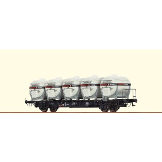 Brawa 49121 - Spur H0 Behälterwagen Lbs589 DB, IV, Fricke