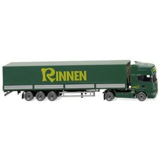 Wiking 51804 - 1:87 Scania R420 Topline Pritschensattelzug "Rinnen"