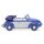 Wiking 79404 - 1:87 VW Käfer 1200 Cabrio blau/silber