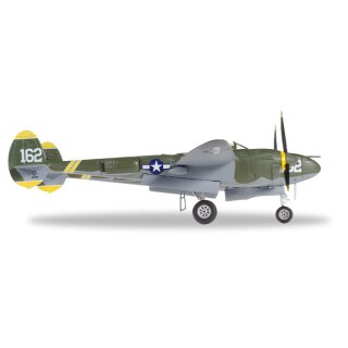 Herpa 580229 - 1:72 U.S. Army Air Forces (USAAF) Lockheed P-38J Lightning - Capt Perry J. "Pee Wee" Dahl, 432th FS, 475th Fighter Group "23 Skidoo" - NX138AM (44-23314)
