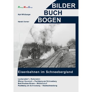 RMG Bu 544 - BilderBuchBogen "Eisenbahnen im Schneebergland"