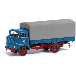 Busch 95164 - 1:87 IFA W50/S Zugmaschine blau