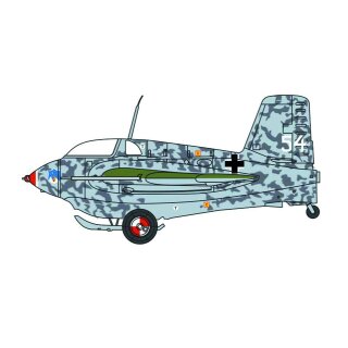 Herpa 81AC084S - 1:72 Messerschmitt Me 163B Komet - 14/JG 400, 1945 (ohne Hakenkreuz)