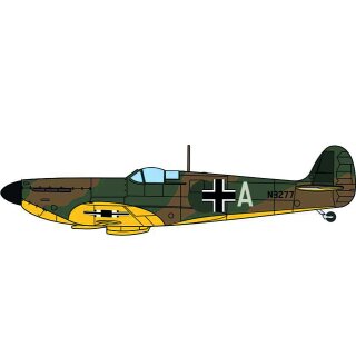 Herpa 81AC086S - 1:72 Spitfire MK.I - Luftwaffe Beuteflugzeug (ohne Hakenkreuz)