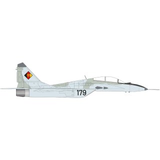 Herpa 580267 - 1:72 NVA/LSK (East German Air Force) Mikoyan Gurevich MiG-29UB - Jagdfliegergeschwader 3 "Wladimir Komarow", Preschen AB - 179 black
