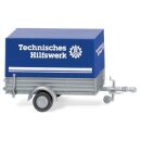 Wiking 05604 - 1:87 Pkw-Anh&auml;nger &quot;THW&quot;