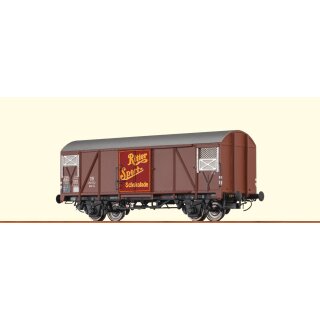 Brawa 48821 - Spur H0 Güterwagen Gms54 DB, III, Rittersport