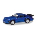 Herpa 030601-002 - 1:87 Porsche 911 Turbo, blaumetallic