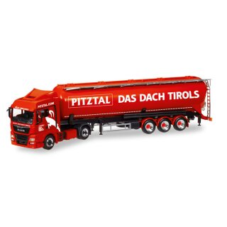 Herpa 308502 - 1:87 MAN TGX XLX Euro 6c Silo-Sattelzug "Melmer Pitztal, Das Dach Tirols" (A)