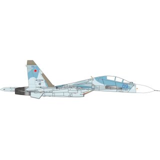 Herpa 580311 - 1:72 Russian Air Force Sukhoi SU-30M2 - 27th Mixed Aviation Division - 38th Fighter Regiment, Belbek AB - RF-95072 / 89 blue