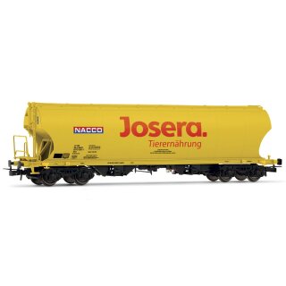 Rivarossi HR6397 - Spur H0 DB AG Großraum-Silowagen Bauart Uapps gelb "Josera. Tierernährung" Ep.V  *alter Preis*