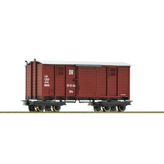 ROCO 34622 - Spur H0e Gedeckter Güterwagen DR Ep.III-Ep.VI   !!! NEU IN AKTION AB KW7/2022 !!!
