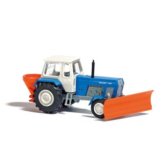 Busch 8699 - 1:120 Traktor mit Schneepflug