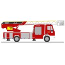 Rietze 72607 - 1:87 Magirus DLK M32 L-AS Feuerwehr Bad...
