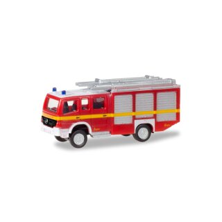 Herpa 066747 - 1:160 Mercedes-Benz Atego HLF 20 "Feuerwehr", dekoriert