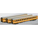 J&auml;gerndorfer 90304 - Spur H0 &Ouml;BB Personenwagen UIC-X orange Ep.III  3er-Set  (JC90304)