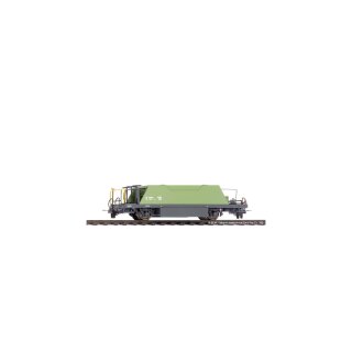 Bemo 2253262 - Spur H0m MGB Fd 4852 Schotterwagen blaßgrün