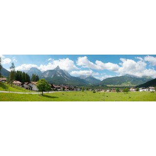 Vollmer 46106 - Hintergrundkulisse Alpenvorland, vierteilig, 266 x 80 cm, ersetzt 46111