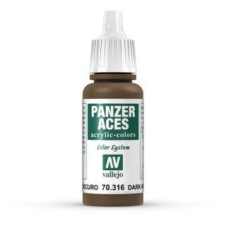 Vallejo 770316 -  Dunkler Schlamm, 17 ml