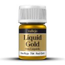 Vallejo 770794 -  Rotgold, Auf Alkoholbasis, Me