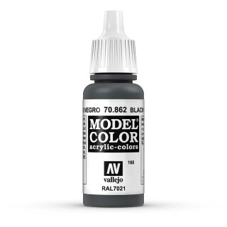 Vallejo 770862 -  Schwarzgrau, matt, 17 ml