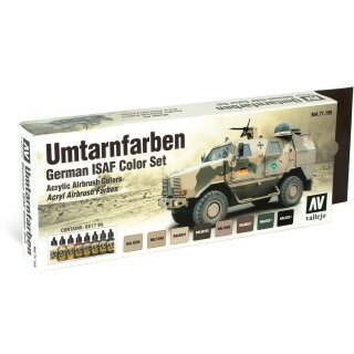 Vallejo 771159 -  Farb-Set, Umtarnfarben-Set, N