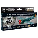 Vallejo 771182 -  Farb-Set, USA Flugzeuge WWII,