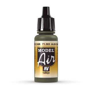 Vallejo 771303 -  Tarnungsgrün, A-24M, 17 ml