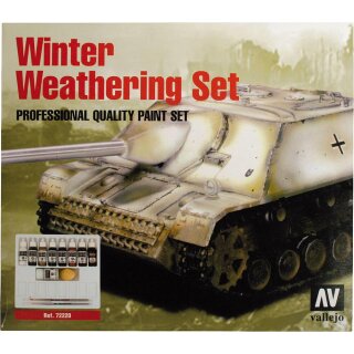 Vallejo 772220 -  Farb-Set, Winter-Alterung, 9