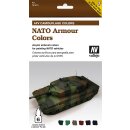 Vallejo 778413 -  Farb-Set, NATO Tarnung, 6 x 8