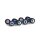 Herpa 053907 - 1:87 12 Radsätze für Zugmaschinen mit Breitreifen, chrom/blau