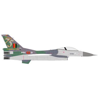 Herpa 580434 - 1:72 Royal Belgian Air Force Lockheed Martin F-16A - 350 Squadron “Ambiorix”, Florennes AB "75 Years"