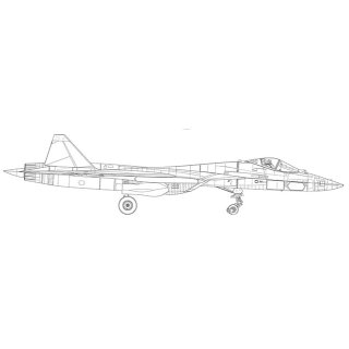 Herpa 580441 - 1:72 Sukhoi Sukhoi T-50 (SU-57) prototype “White Shark” («????? ?????»)