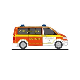 Rietze 53437 - 1:87 Volkswagen T5 `10 Notarzt Rettungsdienst Höxter