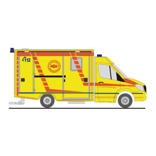 Rietze 61723 - 1:87 WAS RTW Facelift Promedica ASG Ambulanz Leipzig