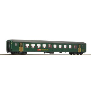 ROCO 74573 - Spur H0 SBB Schnellzugwagen EW II 2. Klasse Ep.V