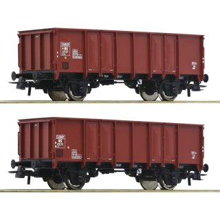ROCO 76136 - Spur H0 NS 2er-Set Offene Güterwagen Ep.III   !!! NEU IN AKTION AB KW15/2020 !!!